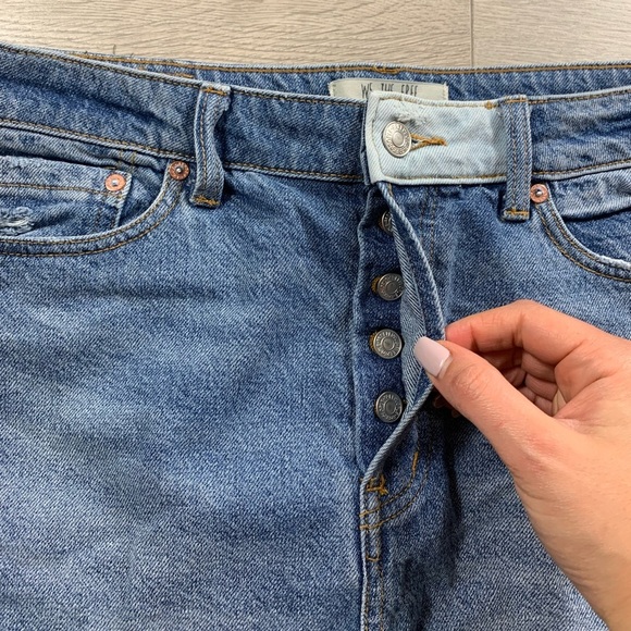 We The Free By Free People Patchwork Mini Denim Skirt - Picture 8 of 14